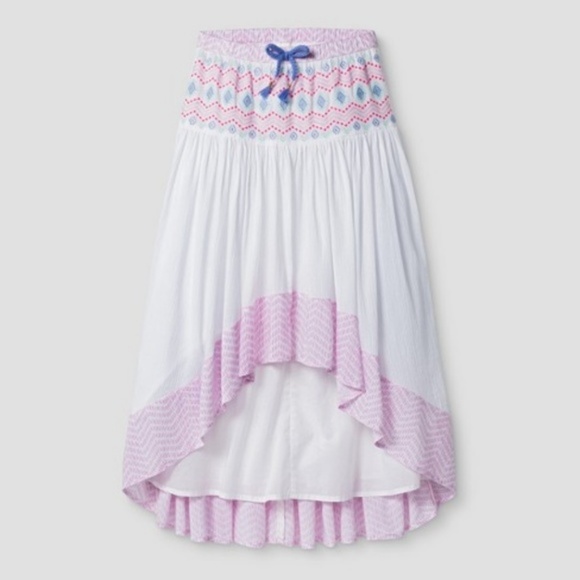 Cat & Jack Other - (4/$24) Cat & Jack Embroidered Maxi High-Low Skirt